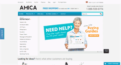 Desktop Screenshot of amicamedicalsupply.com